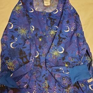 Halloween scrub jacket